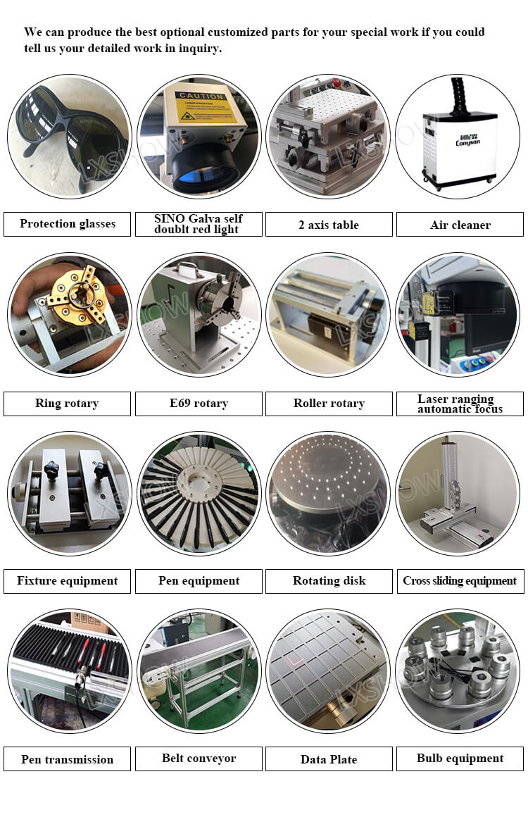 Portable mini fiber laser marking machine