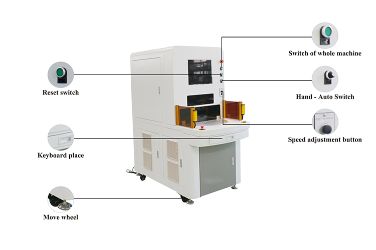 four station laser marking machine