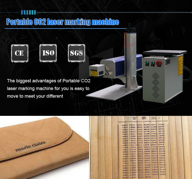 co2 glass tube laser marking machine