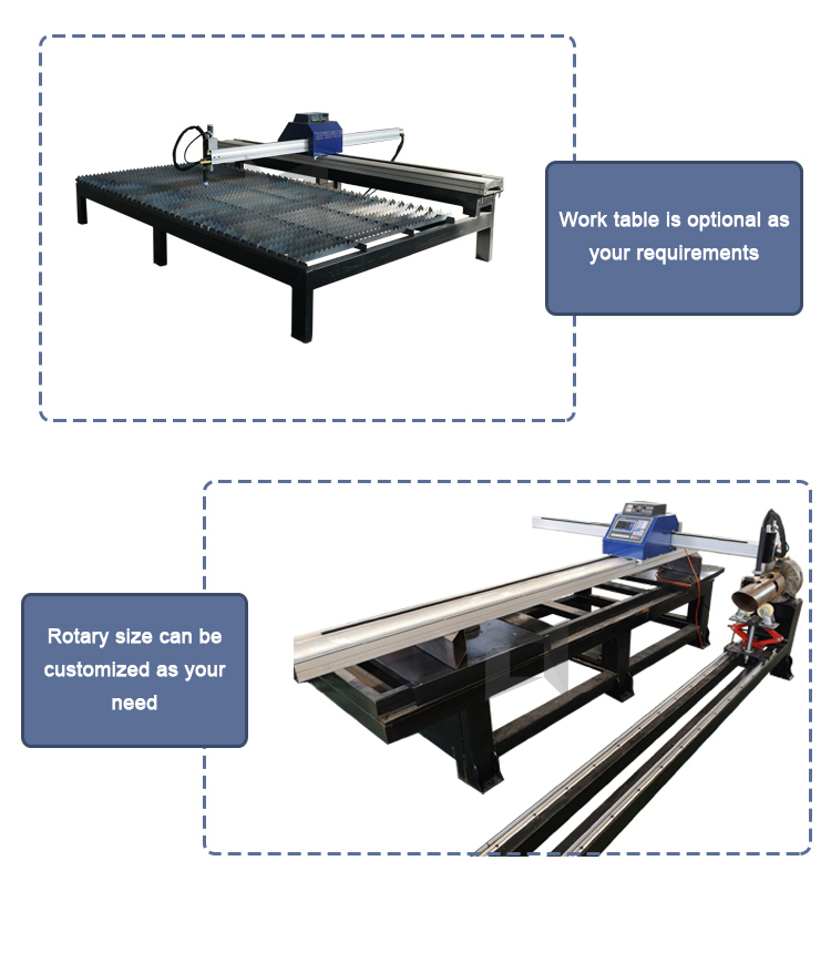 Portable cnc plasma cutting machine portable plasma cutter 1325 1525 1530