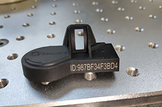 Uv laser marking machine mark on pp plastic materials