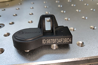 Uv laser marking machine mark on pp plastic materials