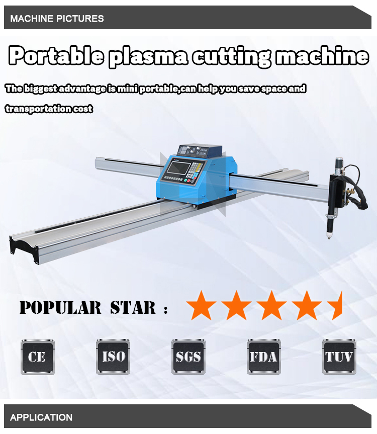 Portable cnc plasma cutting machine portable plasma cutter 1325 1525 1530