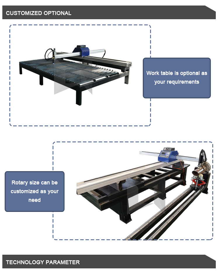 Portable cnc plasma cutting machine portable plasma cutter 1325 1525 1530