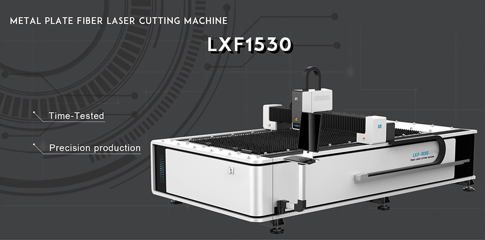Metal Plate Fiber Laser Cutting Machine LXF1530