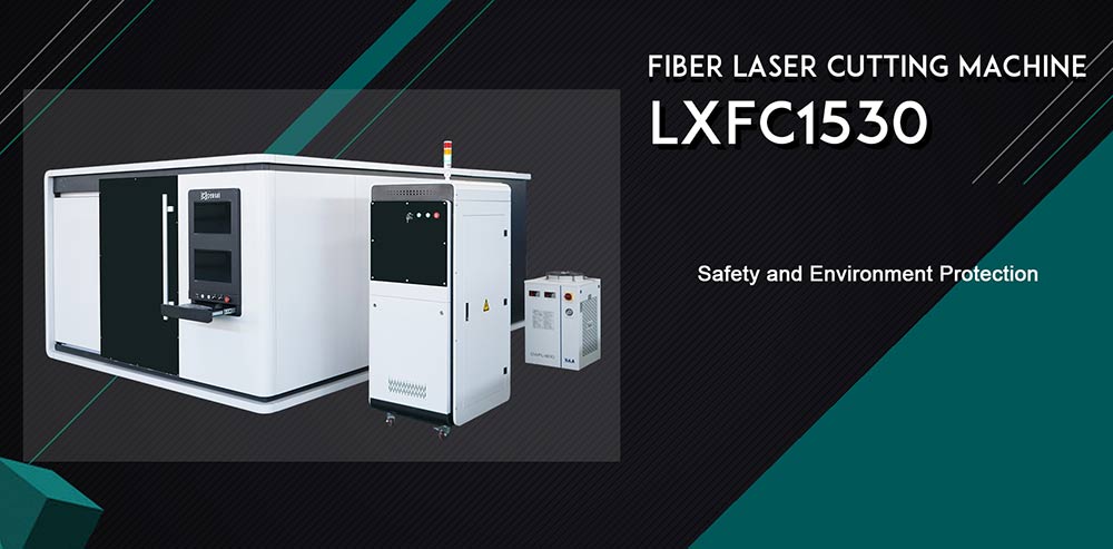 Protective cover / enclosed metal sheet fiber laser cutting machine LXFC1530 1000W 1500W 2200W metal plates fiber laser cutter
