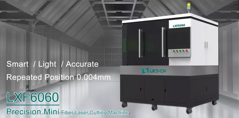 High Precision mini small fiber laser cutting machine LXF6060 with linear motor ball screw transmission 500w 750w 1000w 1500w