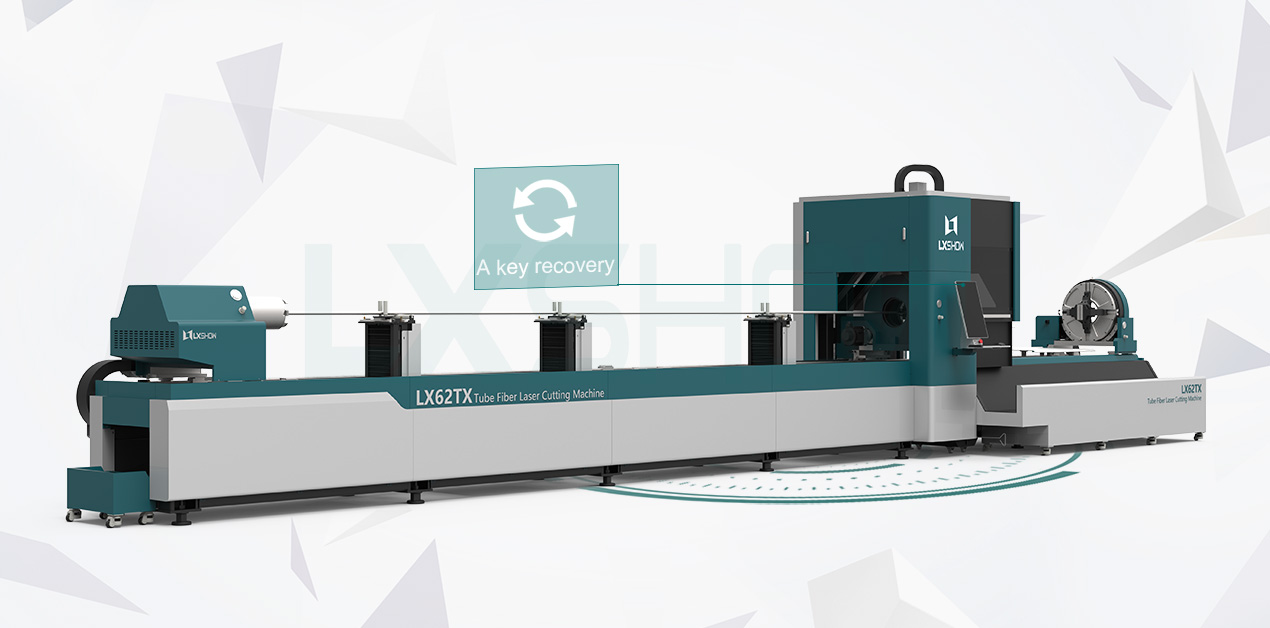 [LX62TX] Cnc laser pipe cutting machine LX62X Three-chuck heavy-duty laser pipe cutting machine