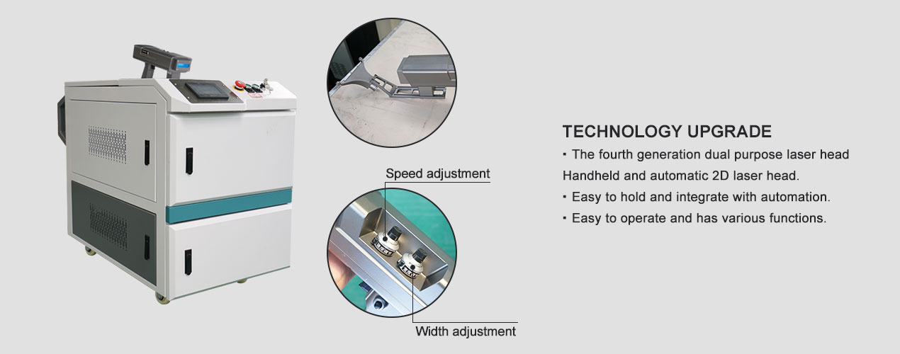 50W 100W 200W 300W 500W 1000W IPG RAYCUS MAX JPT portable metal steel rust remover laser cleaning machine tool price for sale