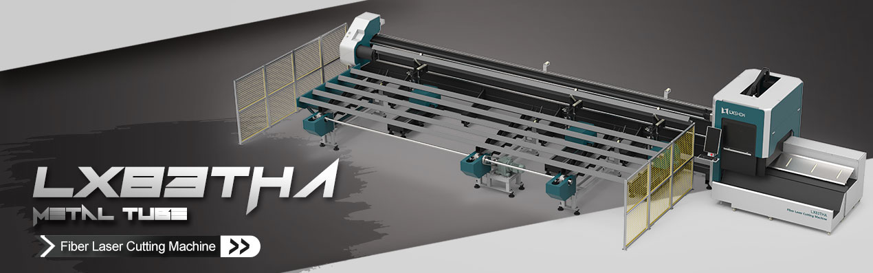 [LX83THA] New design cnc laser pipe cutting machine LX83THA Automatic loading and unloading laser tube cutter for sale