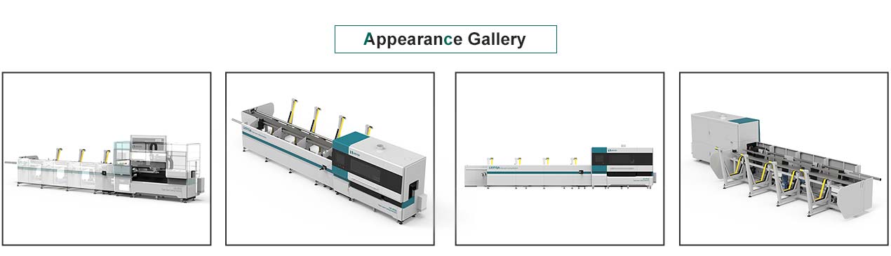 Front Pull Type Metal Tube Cutting tube laser cutting for stainless steel  copper carbon steel