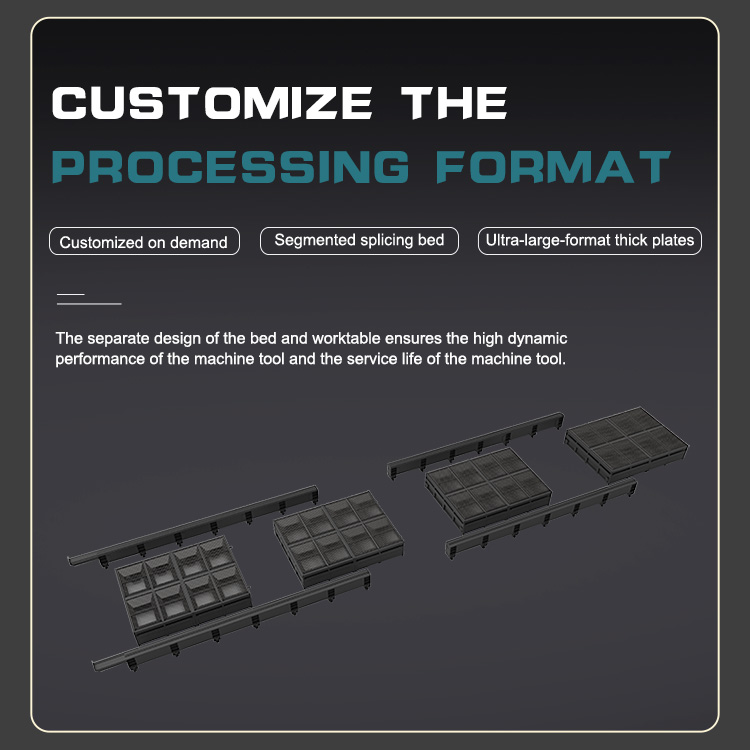 [LX12025L]Single platform L series ultra-large format fiber laser cutting machine for cutting sheet metal