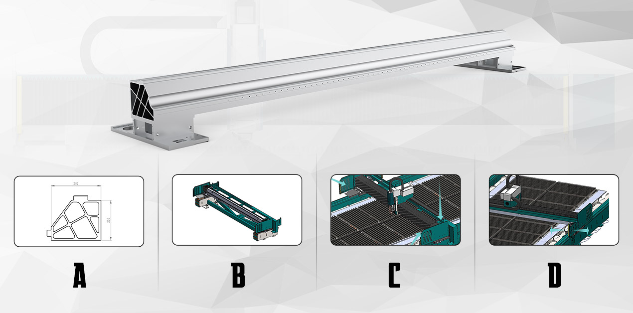 [LX12025LD] optical fiber laser cutting machine LD-series LX12025LD Ultra large format Metal Sheet Cutting steel laser cutting machine