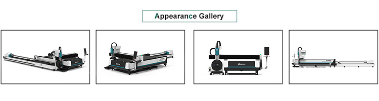 [LX3015DHT] Metal Plate Cut and Metal Tube Cut Fiber Laser Cutting Machine with Rotary