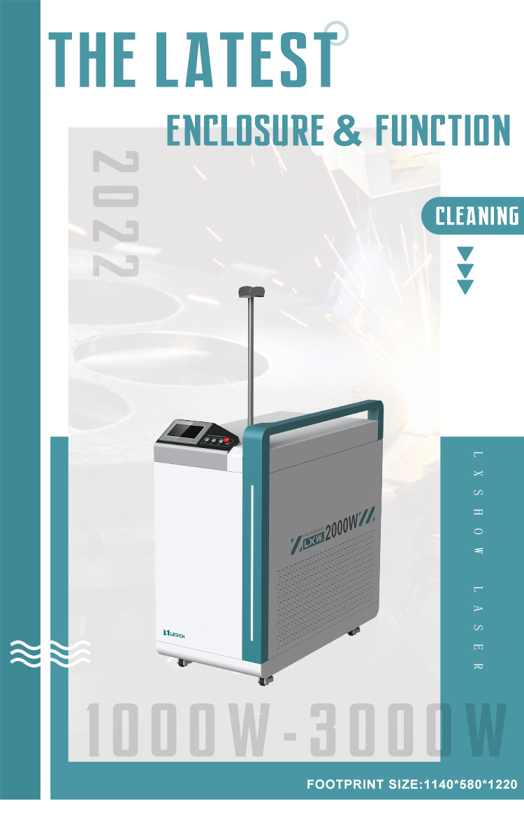 handheld laser cleaner New Appearance handheld laser rust remover handheld laser cleaning machine