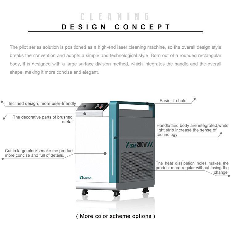 handheld laser cleaner New Appearance handheld laser rust remover handheld laser cleaning machine