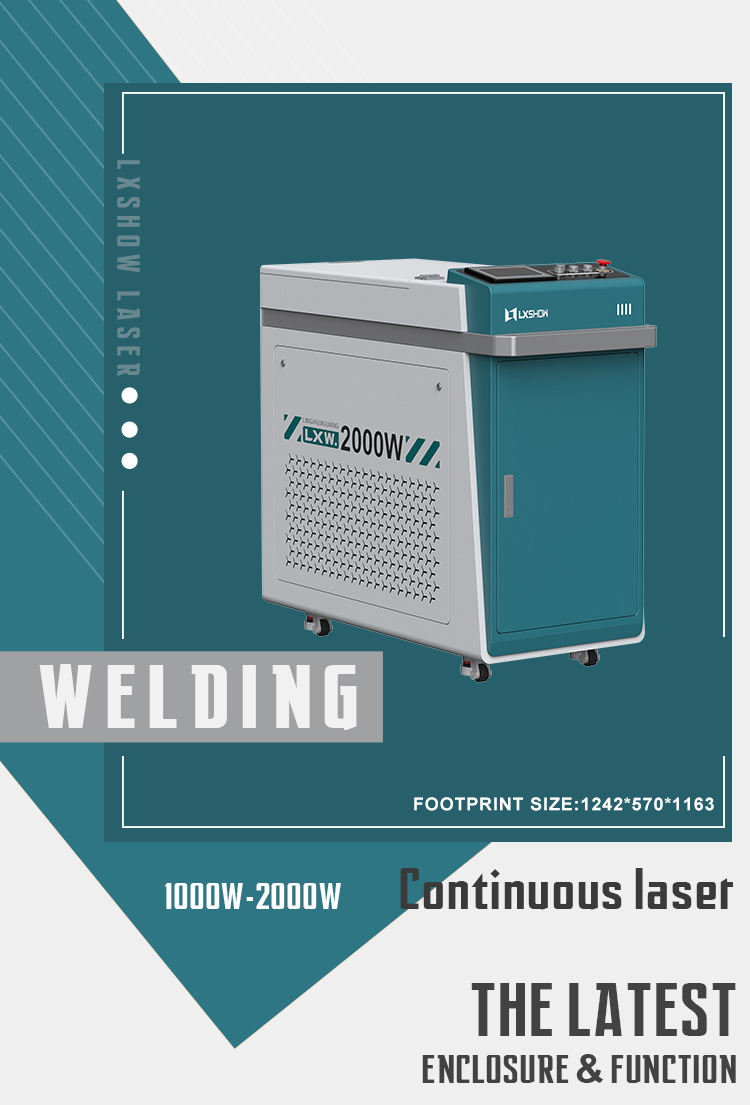 1000W-2000W laser welding sheet metal fiber laser welding machine handheld portable laser welding machine