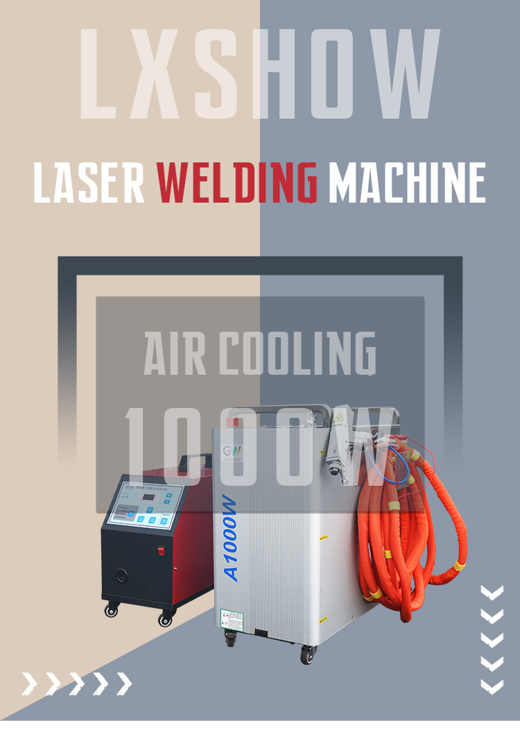 Air cooler handheld laser welding machine 1000W laser welding machine for stainless steel portable laser welding machine