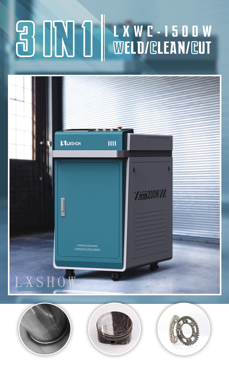 welding cleaning and cutting three-in-one precision laser welding portable rust removal laser small laser cutting machine metal