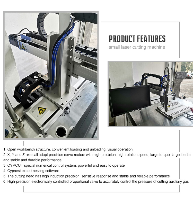 Small format simple pipe cutting machine 1000-3000W laser iron cutting machine