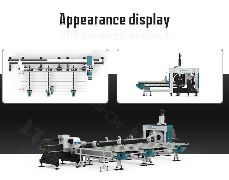 optical fiber cutting machine LX62TNA laser pipe cutting automatic loading and unloading laser tube cutting machine