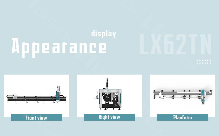 optical fiber laser cutting machine LX62TN tube laser cutting laser pipe cutting machine