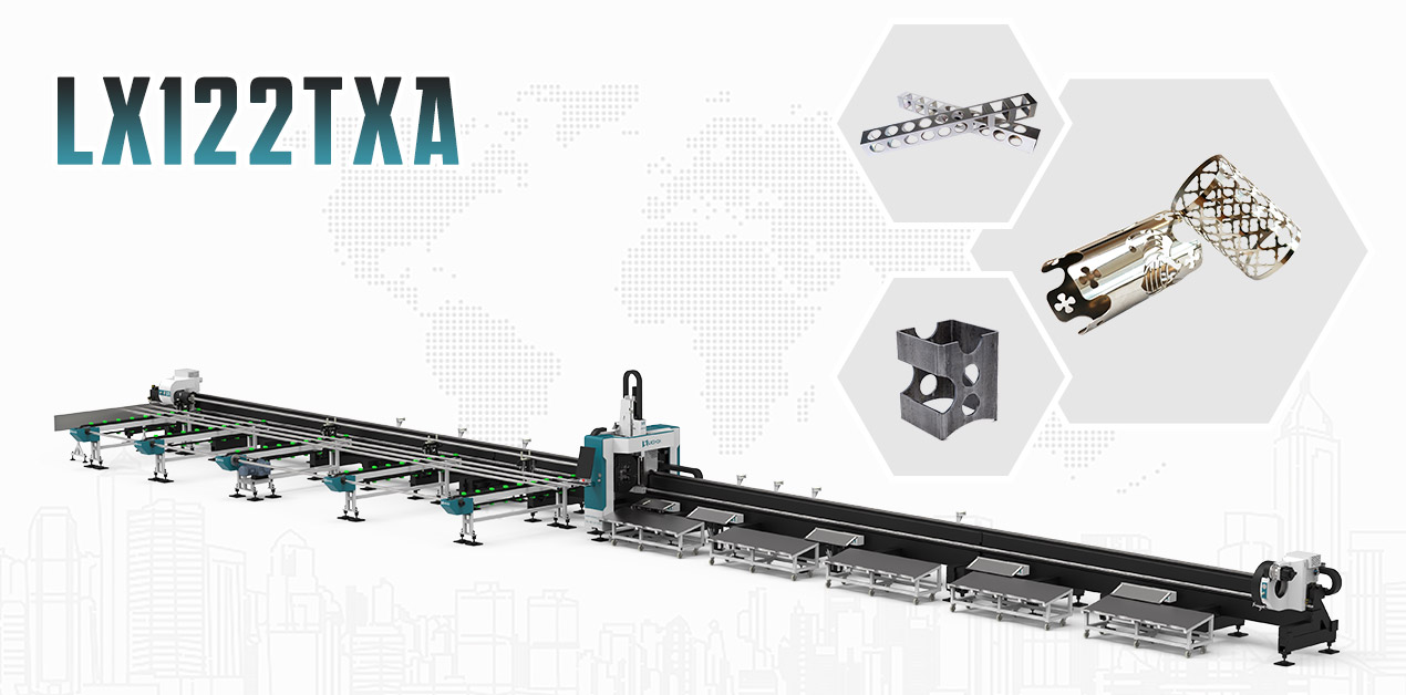 [LX122TXA] laser tube cutting machine for metal tube laser cutting