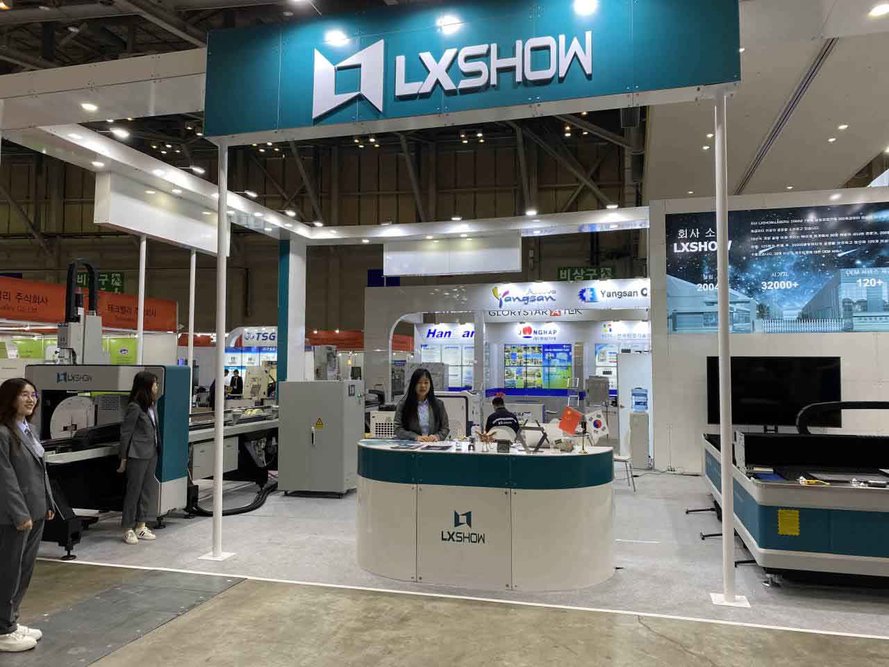 LXSHOW at the BUTECH Trade Show with Affordable Metal Laser Cutting Machine prices