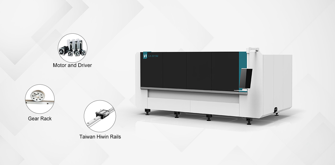 【LX3015M】High Precision Fiber Laser Cutting Machine  for Metal