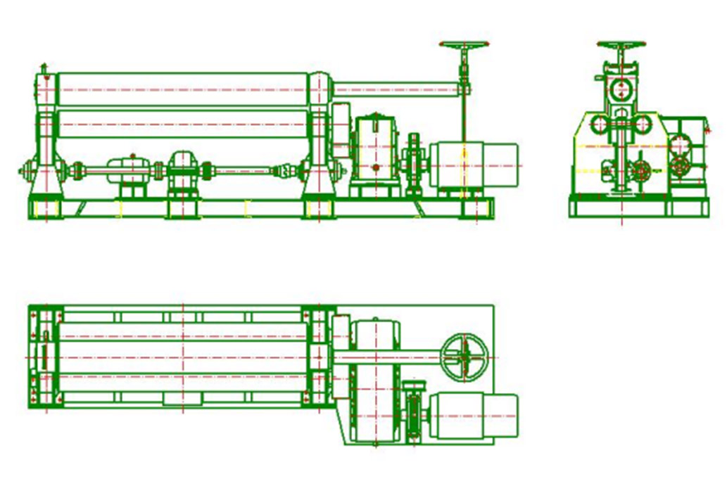 W11-16×2500 Symmetrical Three-roll Plate Rolling Machine for Sale