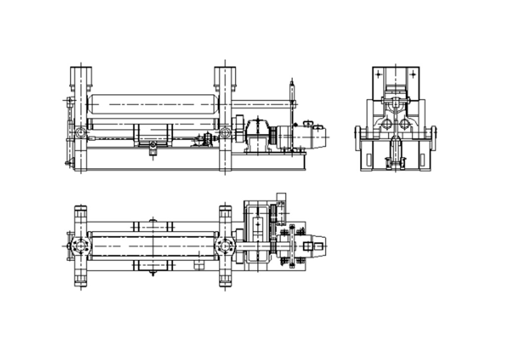 W11SNC-20×2500 Three-roller universal cnc plate rolling machine sheet metal roller