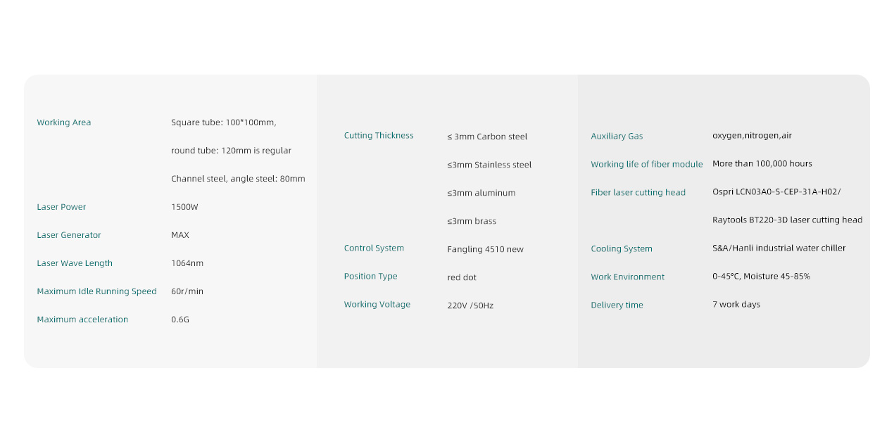 61TJ Simple CNC Fiber Laser Cutting  Machine