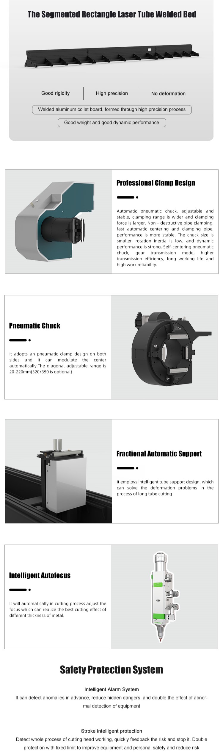 [LX122TXA] laser tube cutting machine for metal tube laser cutting