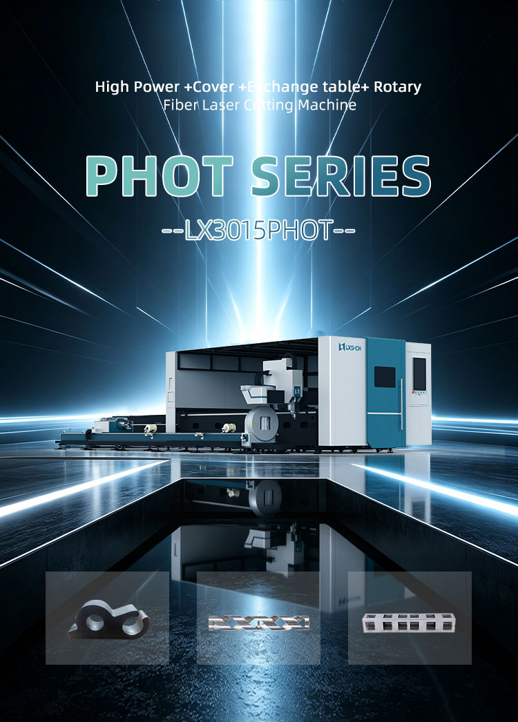 3015PHOT Dual Exchange Table Semi Enclosed Heavy Duty Fiber Laser Sheet Tube Cutting Machine 3015PHOT Dual Exchange Table Semi Enclosed Heavy Duty Fiber Laser Sheet Tube Cutting Machine