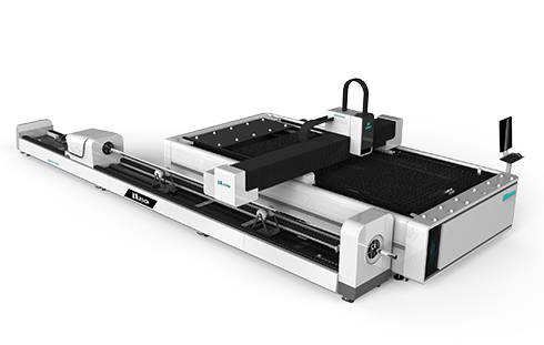 Metal Plate + Round/Square tube Fiber laser cutting machine LXF1530R