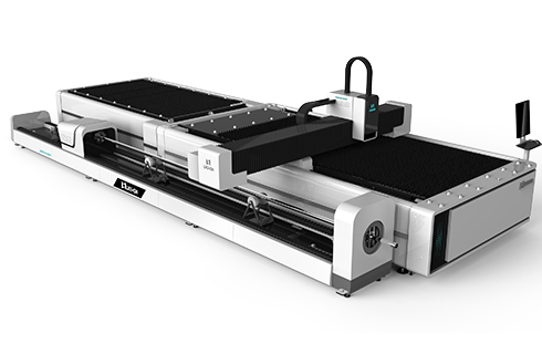 Metal Plate + Round/Square tube Exchange table Fiber laser cutting machine LXF1530JR