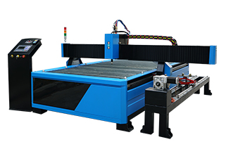 Metal sheet and metal tube metal pipe cnc plasma tube cutting machine 1325 1530 2030 with rotary