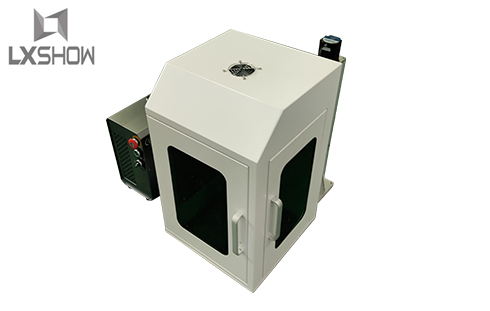 20W 30W 50W 100W closed protective cover mini portable Fiber laser marking machine factory direct supply