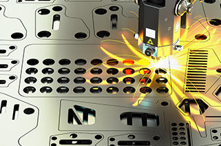 Causes of burst holes when laser cutter that cuts metal punches