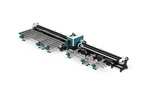[LX83TⅣ]Four-chuck professional laser pipe cutting machine with automatic feeding and 0 tailings