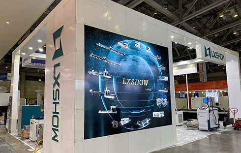 LXSHOW Metal Laser Cutting Machine debut in Korea BUTECH exhibition