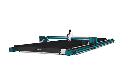 13035lA High Power Thick Metal Cutting Ground Rail Type Fiber Laser Cutter
