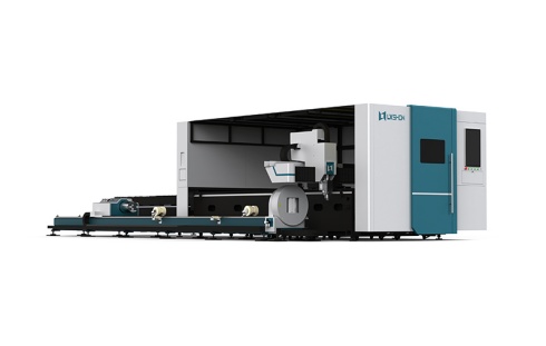 3015PHOT Dual Exchange Table Semi Enclosed Heavy Duty Fiber Laser Sheet Tube Cutting Machine